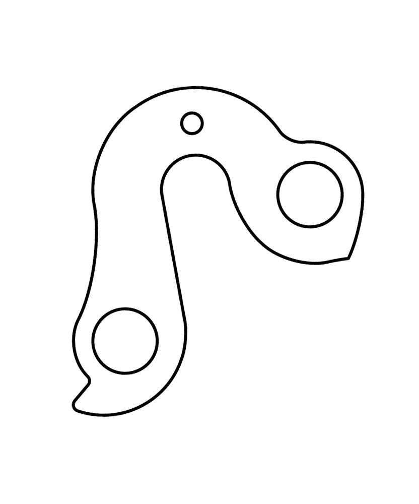 Union Derailleurpad GH-090 with screw set M8x0.75