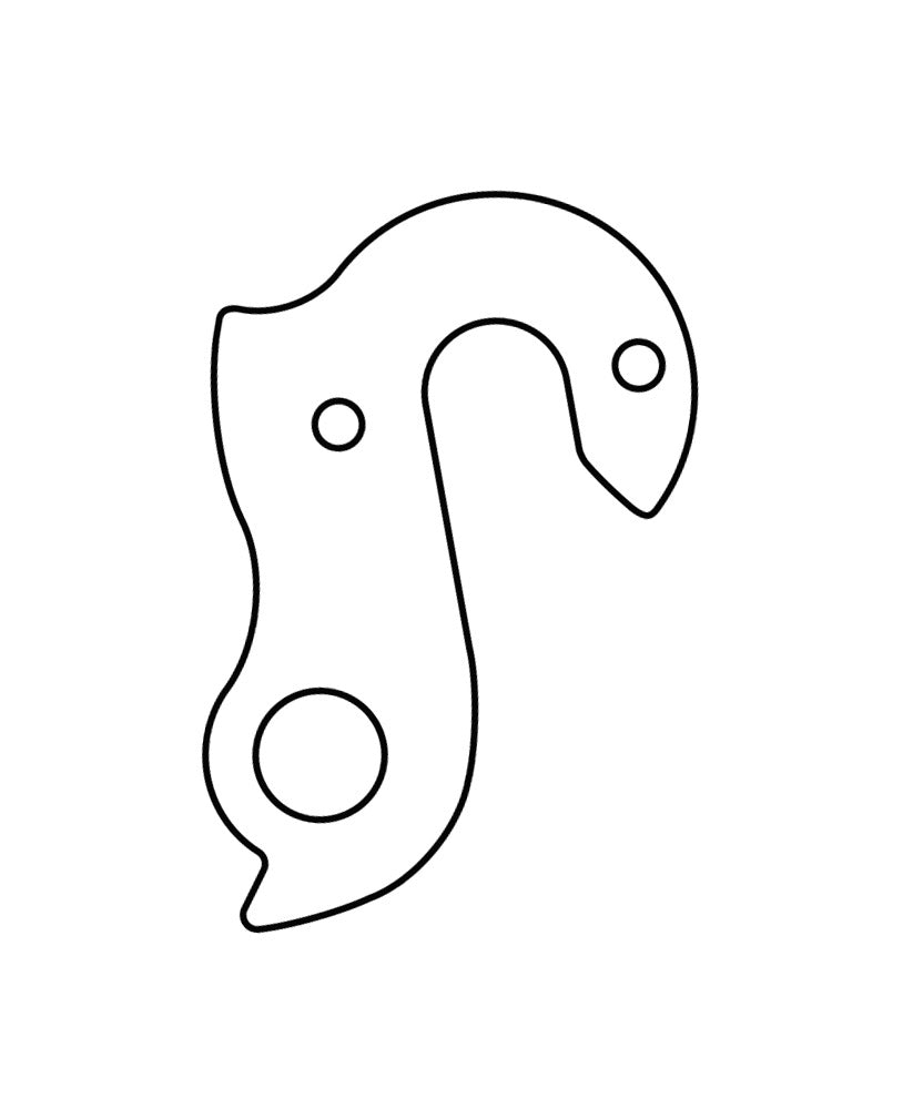 Union Derailleurpad GH-116 with screw set M4X0.7