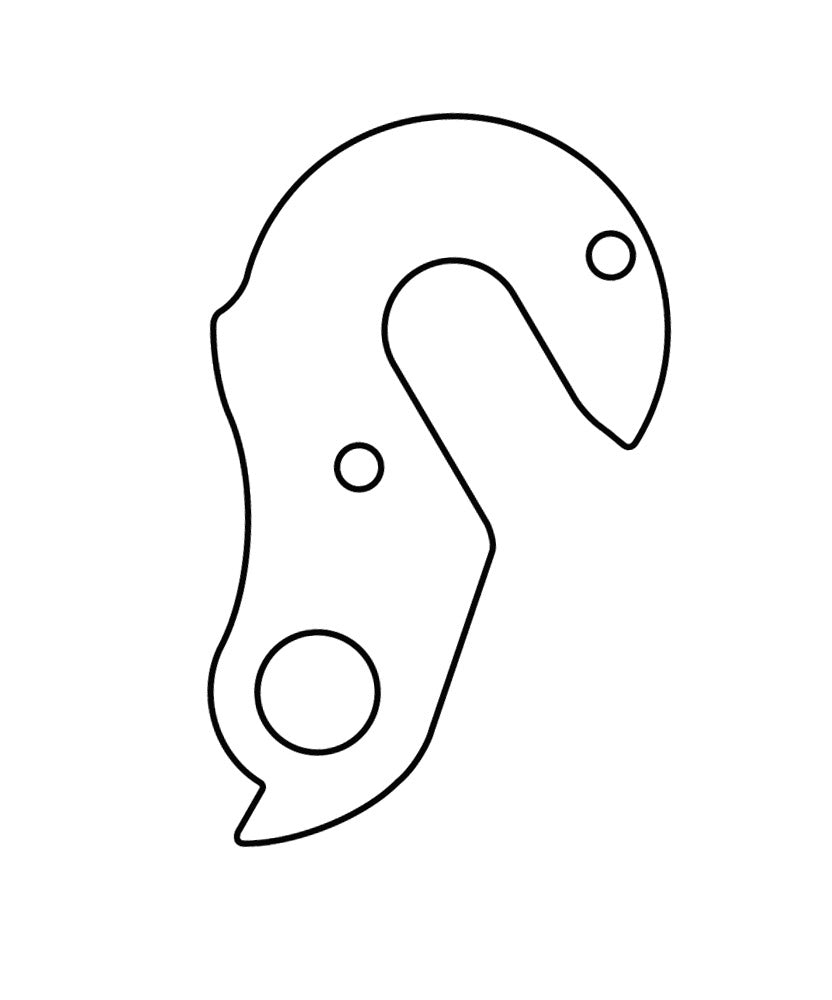 Union Derailleurpad GH-115 csavarkészlettel M4X0.7