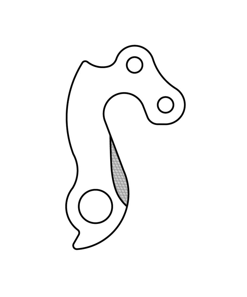 Union Derailleurpad GH-121 z nastavitvijo vijaka M4x0.7