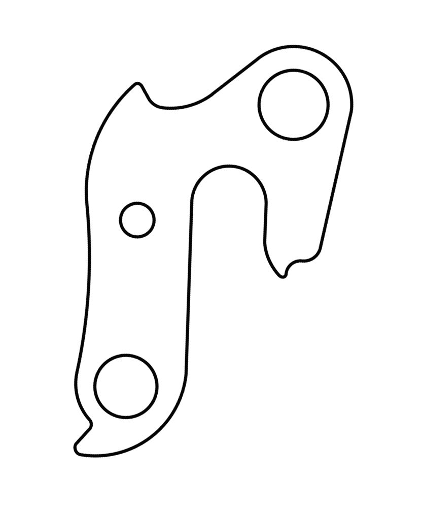 Union Derailleurpad GH-133 z nastavitvijo vijaka M8X0,75 +M5x0.8