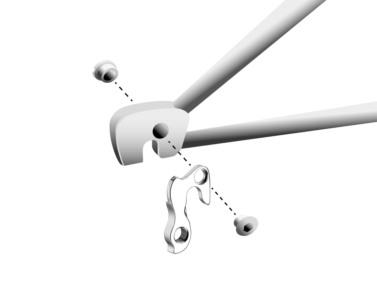 Union Derailleurpad GH-137 se šroubovou sadou M8X0.75