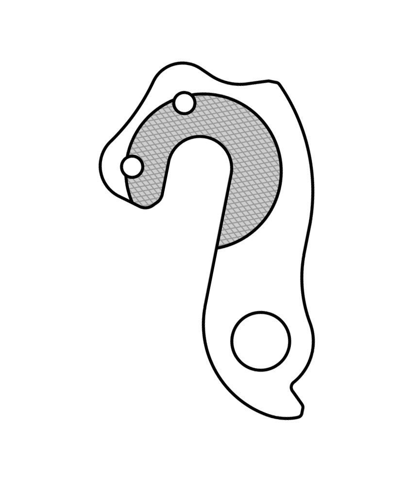Unie derailleurpad GH-170 Ghost