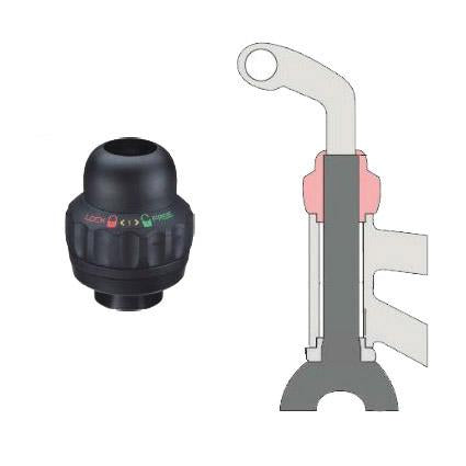 Postmoders Ball Steering Controll Lock Lock-Out 1 1 8