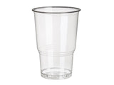 Papstar 25 drinkbekers pla pure 250ml glashelder