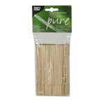Papstar 100 roerstaafjes hout pure 13cm
