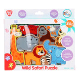 Playgo spielt Puzzle-Safari