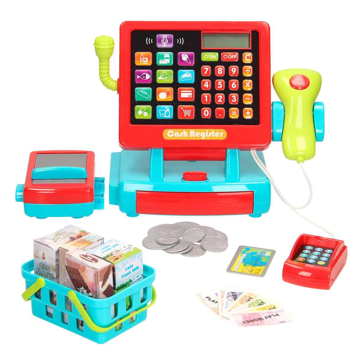 Playgo játékpénztárgép - 37 db.