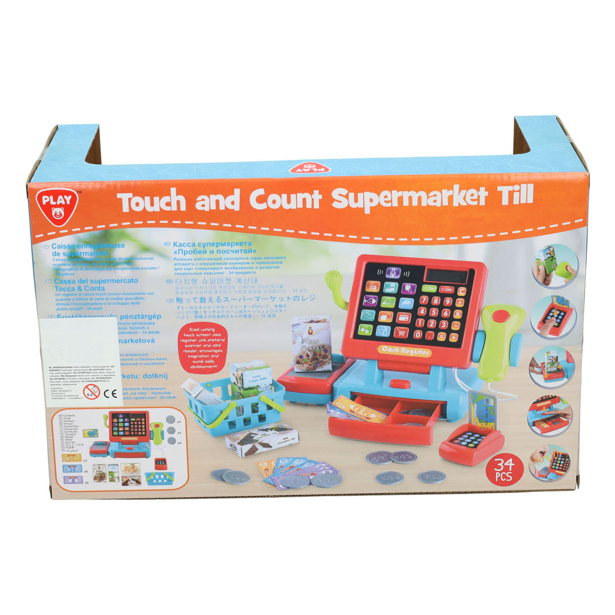 Playgo játékpénztárgép - 37 db.