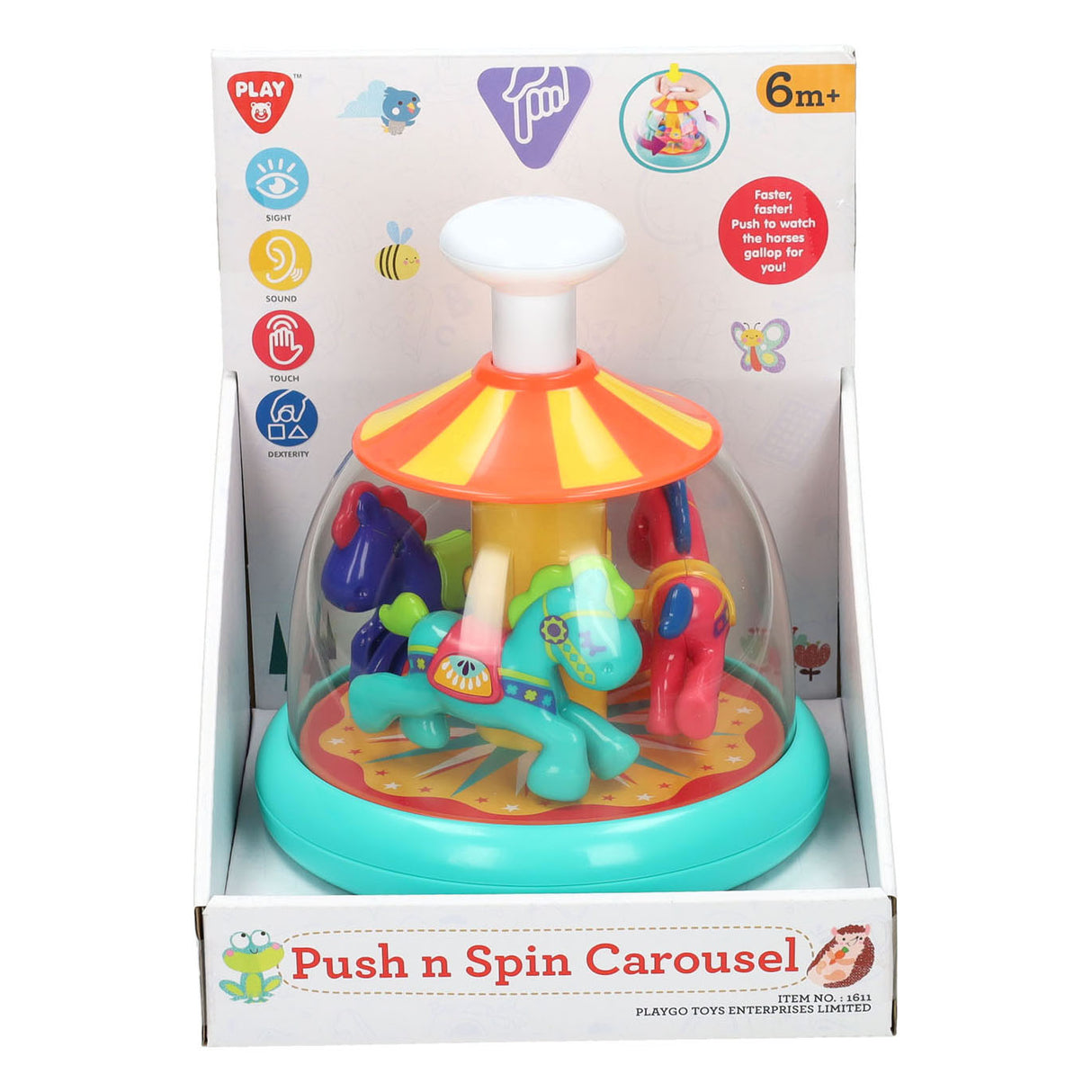 Playgo push and turn carousel