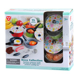 Play pan set with food