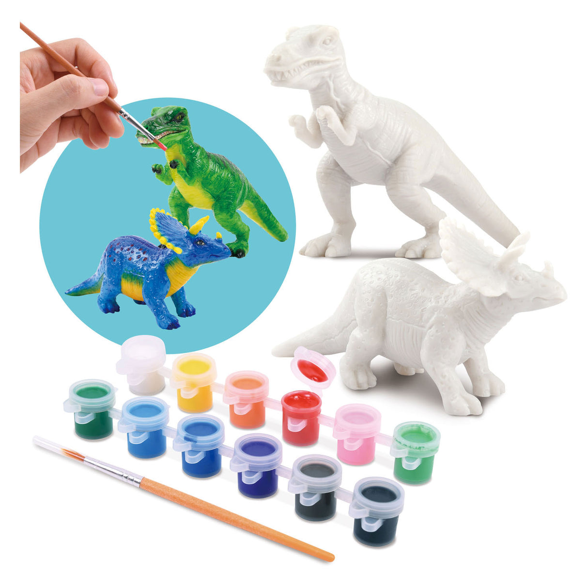 Play paint your own dinosaurs, 15dlg.