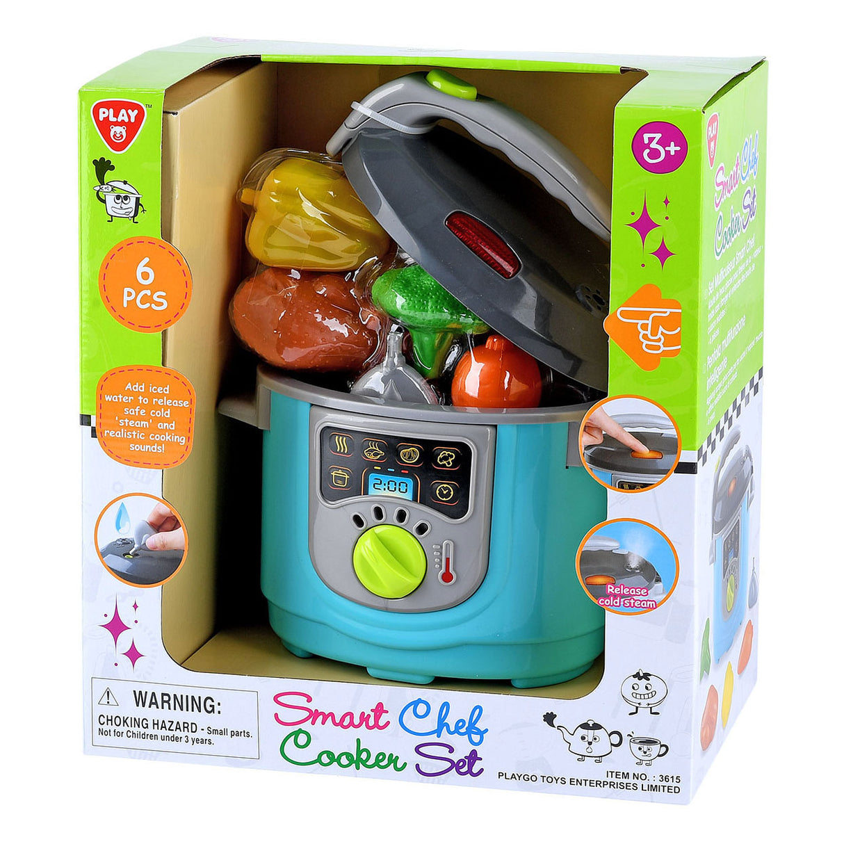 Play smart cooker play set, 6dlg.