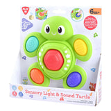 Playgo bebe tortuga sensorial con luz y sonido