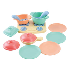 Cuisinière de table Playgo avec accessoires de jeu - 13 pièces.