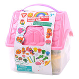 Playgo fantáziavilág agyagkészlet tárolódobozban - 4 agyagedény