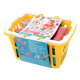 Playgo Tonset im Warenkorb – 4 Tontöpfe