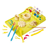 Play sculpting clay set with paint and accessories, 20 pcs.
