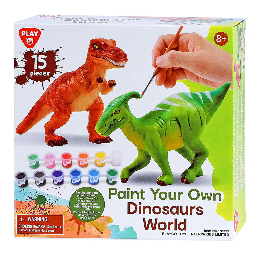 Playgo pinta tus propios dinosaurios - 15 uds.