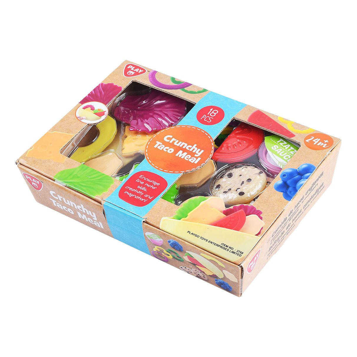 Gioca a Toy Food Crunchy Taco Play Set, 18dlg.