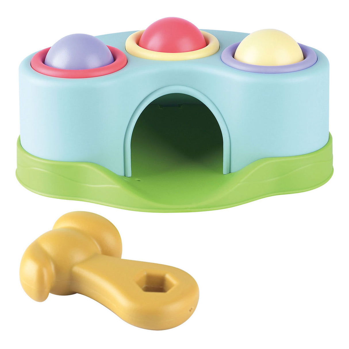 Banc de marteau biosourcé Playgo avec balles - 5 pcs.