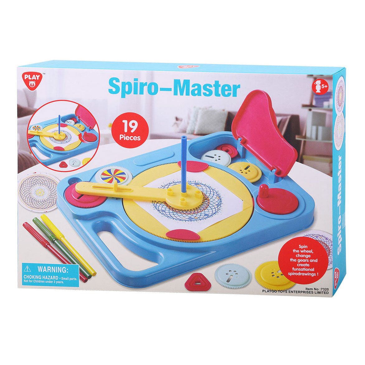 Spill spirograf Master CargT, 19dlg.
