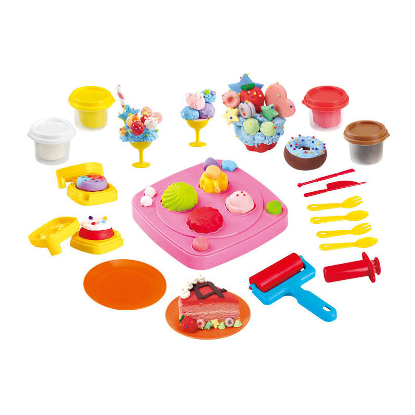 Playgo Dessert Factory Tonset – 4 Tontöpfe