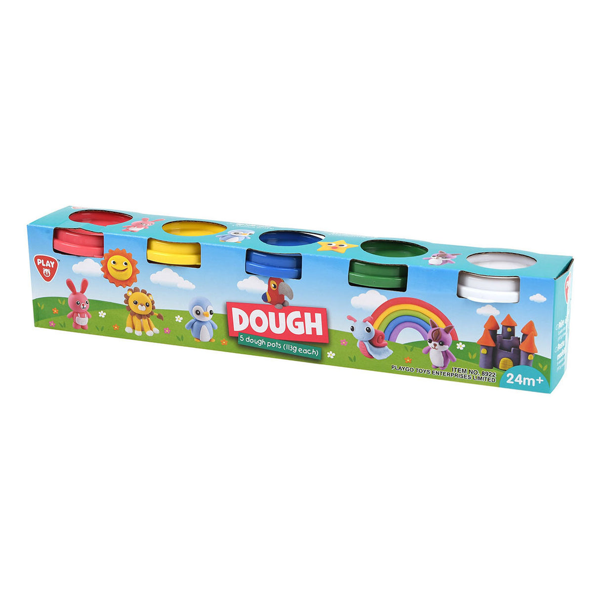 Playgo Tonset 5 Farben – 5x56 Gramm