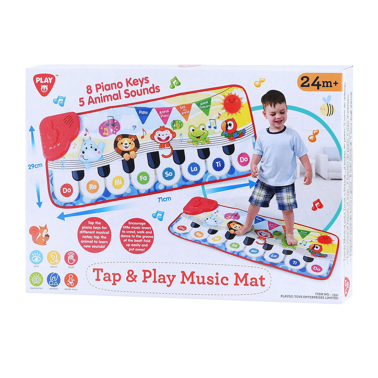Playgo piano music mat - 71cm