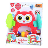 Playgo peekaboo ugle skrangle rød