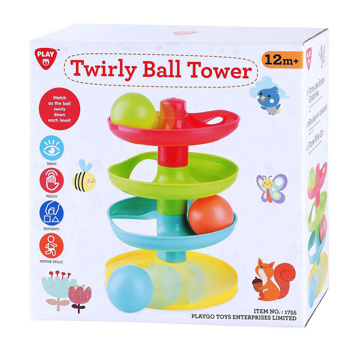 Playgo twirly bolltorn - 7 stycken.