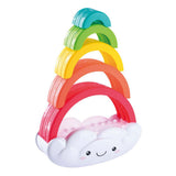 Playgo Regenbogen Stacktuerm - 6 Stéck.