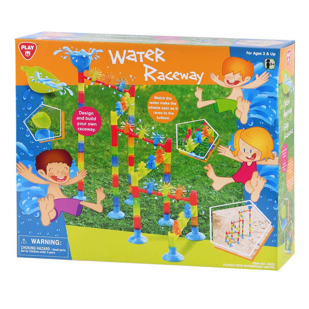 Set da gioco Playgo per la pista d'acqua