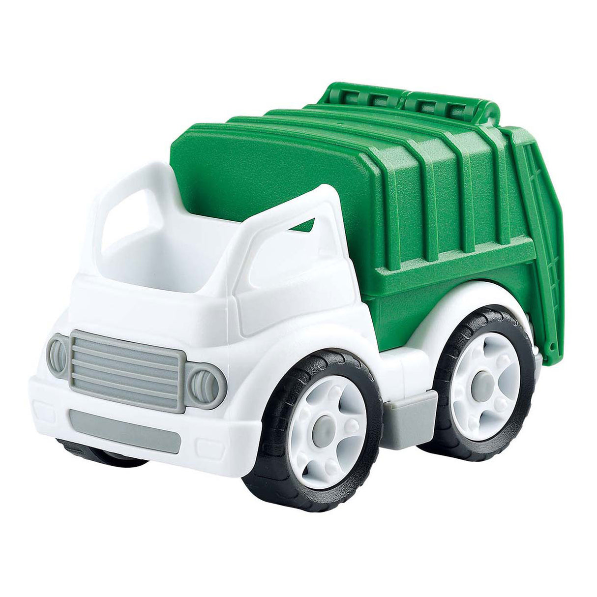 Playgo bio based garbage truck white green