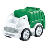 Playgo bio based garbage truck white green