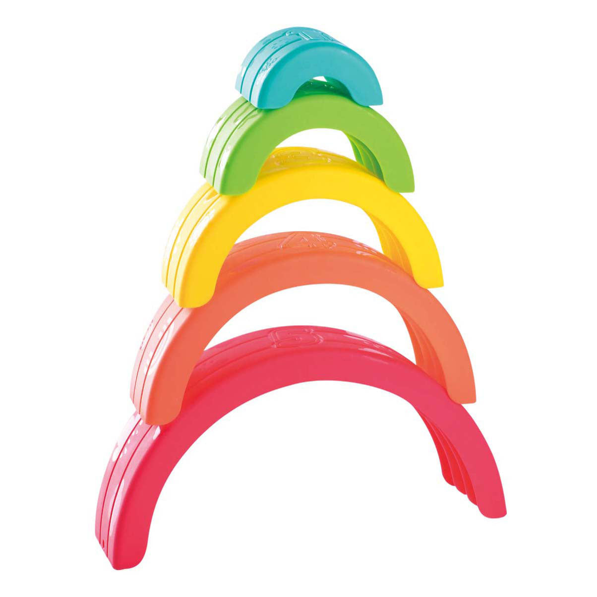 Playgo stack rainbow color - 5 pcs.