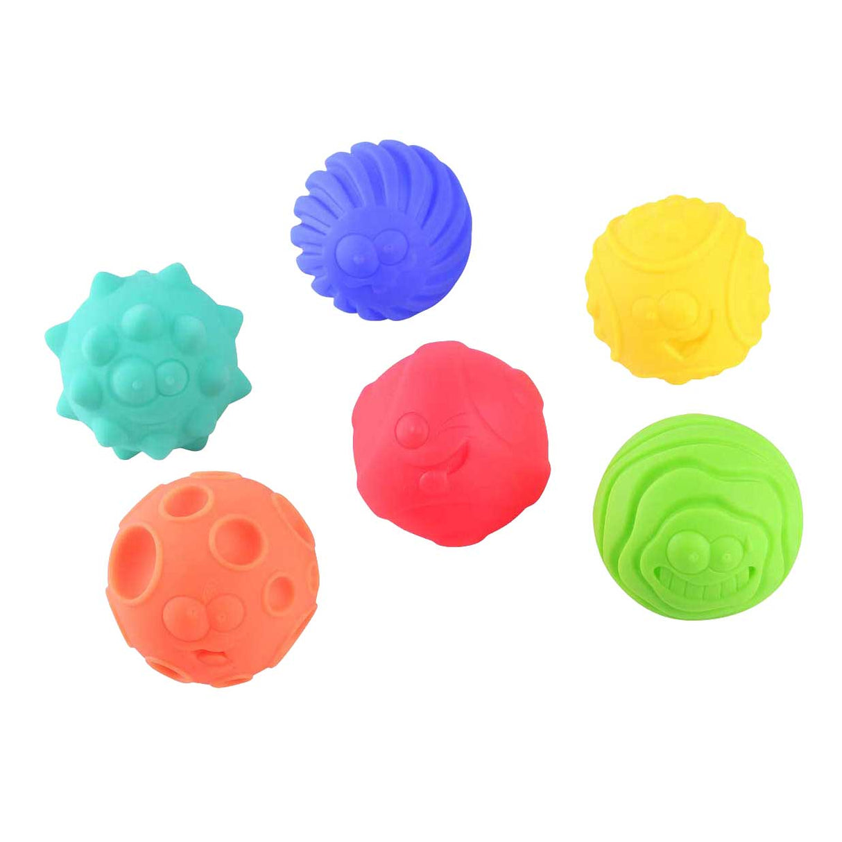 Liathróidí céadfacha Playgo - 6 ríomhaire.