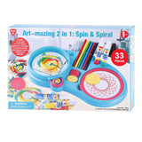 Playgo 2-in-1 spiraalipiirustussetti - 33 osaa.