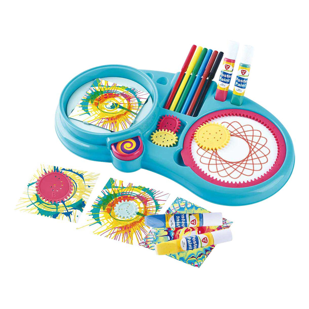 Sraith líníocht bíseach 2-in-1 Playgo - 33 píosa.