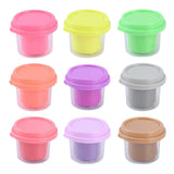 Coffret d'argile Playgo 9 couleurs fluo - 9x56grammes