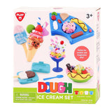 Playgo Eis Lehm Set - 4 Lehmdëppen