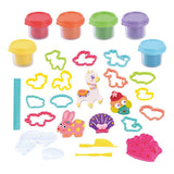 Playgo Bauerenhaff Déieren Lehm Set - 6 Lehm Dëppen