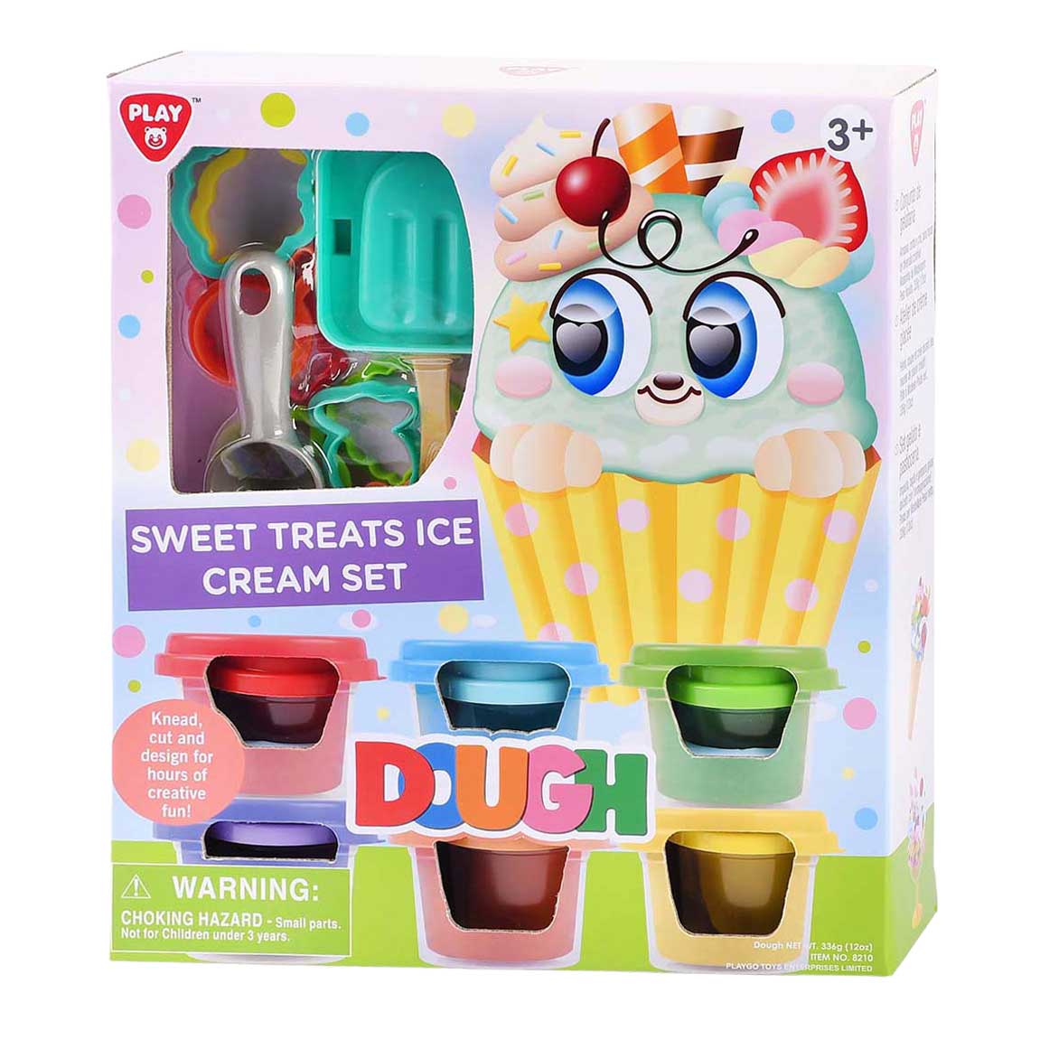 Playgo Séissegkeeten Eis Lehm Set - 6 Lehmdëppen