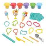 Playgo Séissegkeeten Eis Lehm Set - 6 Lehmdëppen