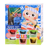 Set di argilla per sushi Playgo - 6 vasi di terracotta