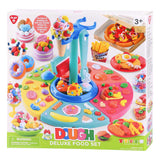 Playgo Luxus Iessen Lehm Set - 5 Lehm Dëppen