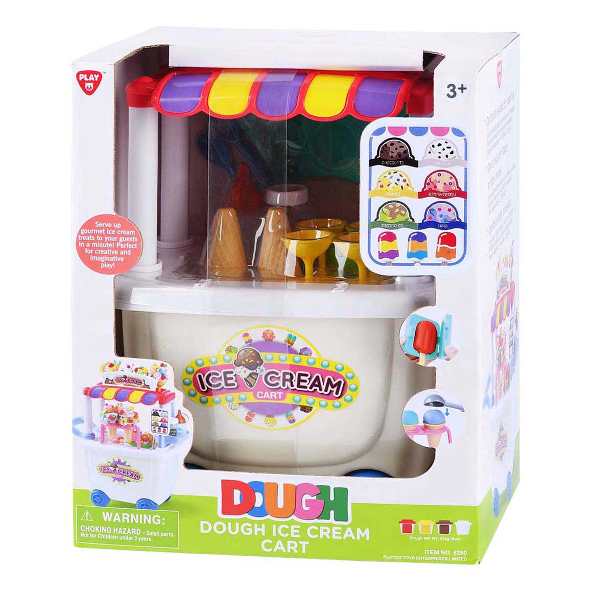 Playgo ice cream truck clay set - 4 clay pots
