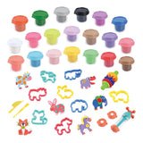 Playgo luxury craft clay set - 20 clay pots