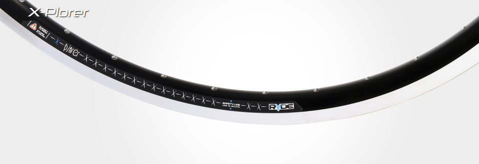 Ryde Rim X-Plorer R 28 622 X 19C Alluminio 36 Hole 14g Nero