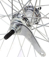 Ruota posteriore 28 x 1 4 zac 19 con mozzo freno preferito - argento